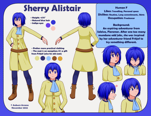 Sherry character sheet