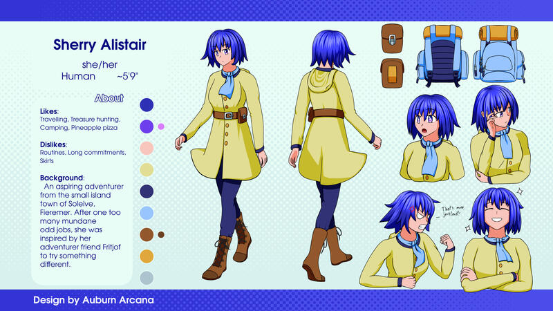 Sherry Alistair character sheet