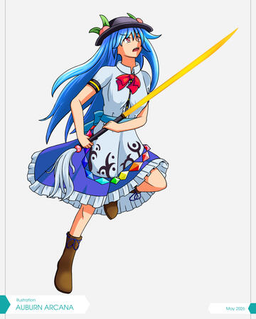 Tenshi Hinanawi doodle