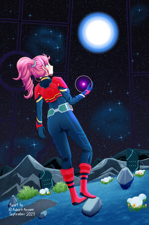 Distant (LunarLux fanart)